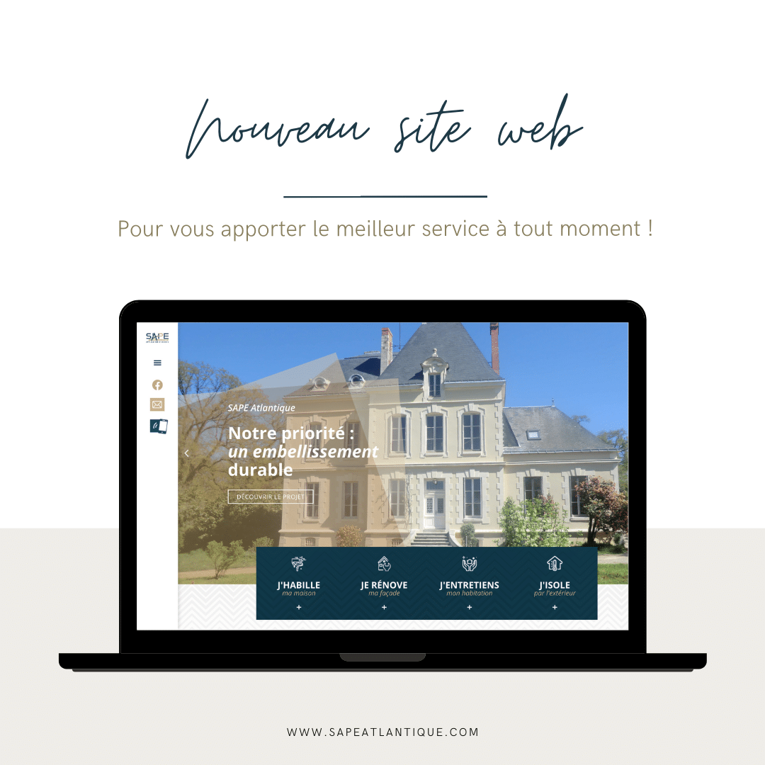 Nouveau site web - Sape Atlantique -